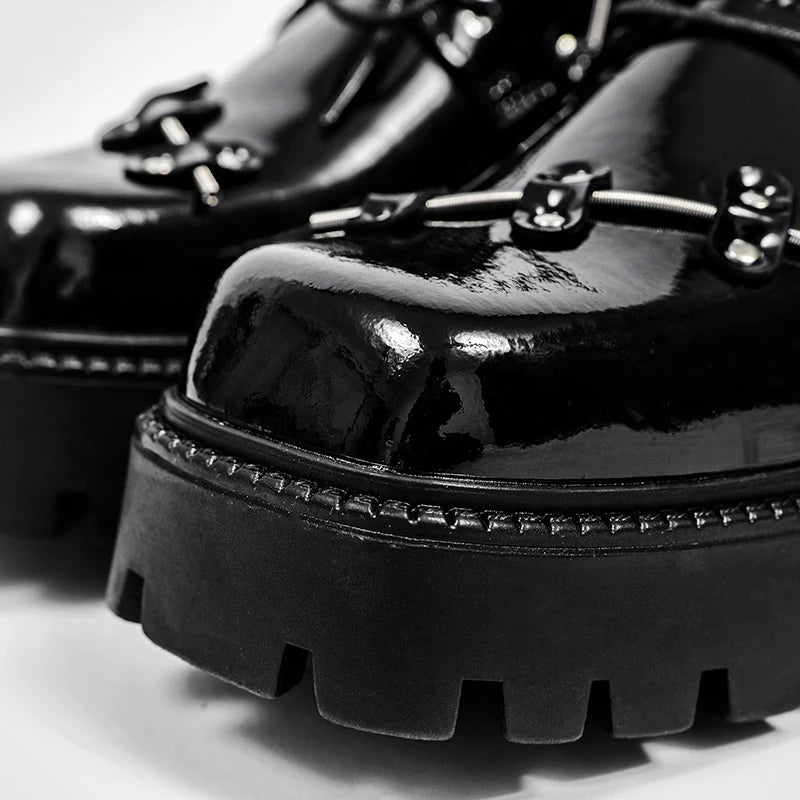 Retro Laced Platform Shoe