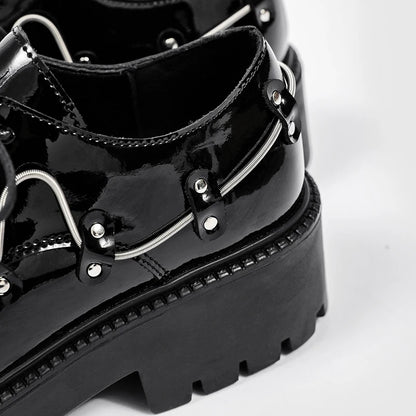 Retro Laced Platform Shoe