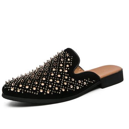 Spiked Luxe Mule Loafer