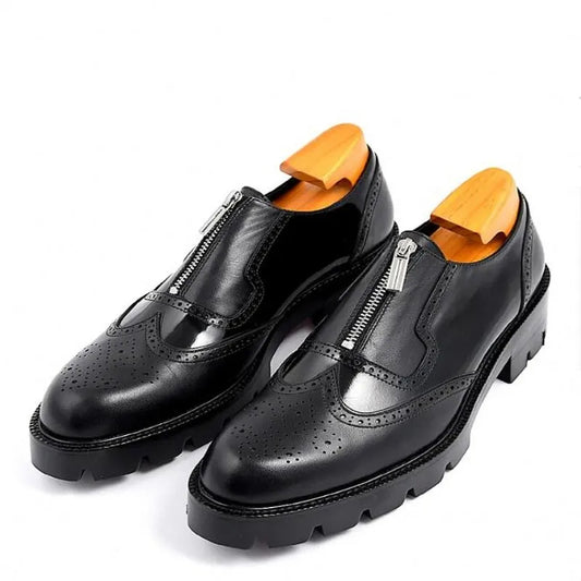 Cross Over Zip Loafer