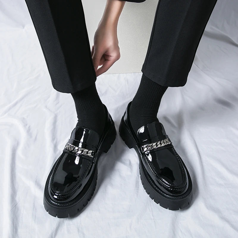 Oxford PU Leather Loafers