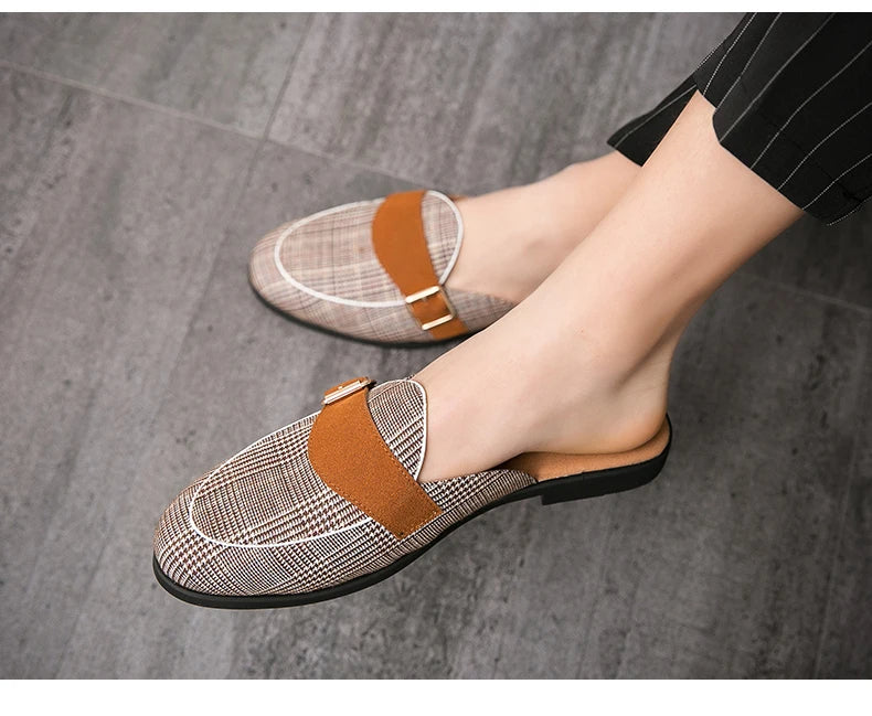 Scotch Canvas Mule Loafer