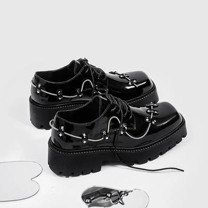 Retro Laced Platform Shoe